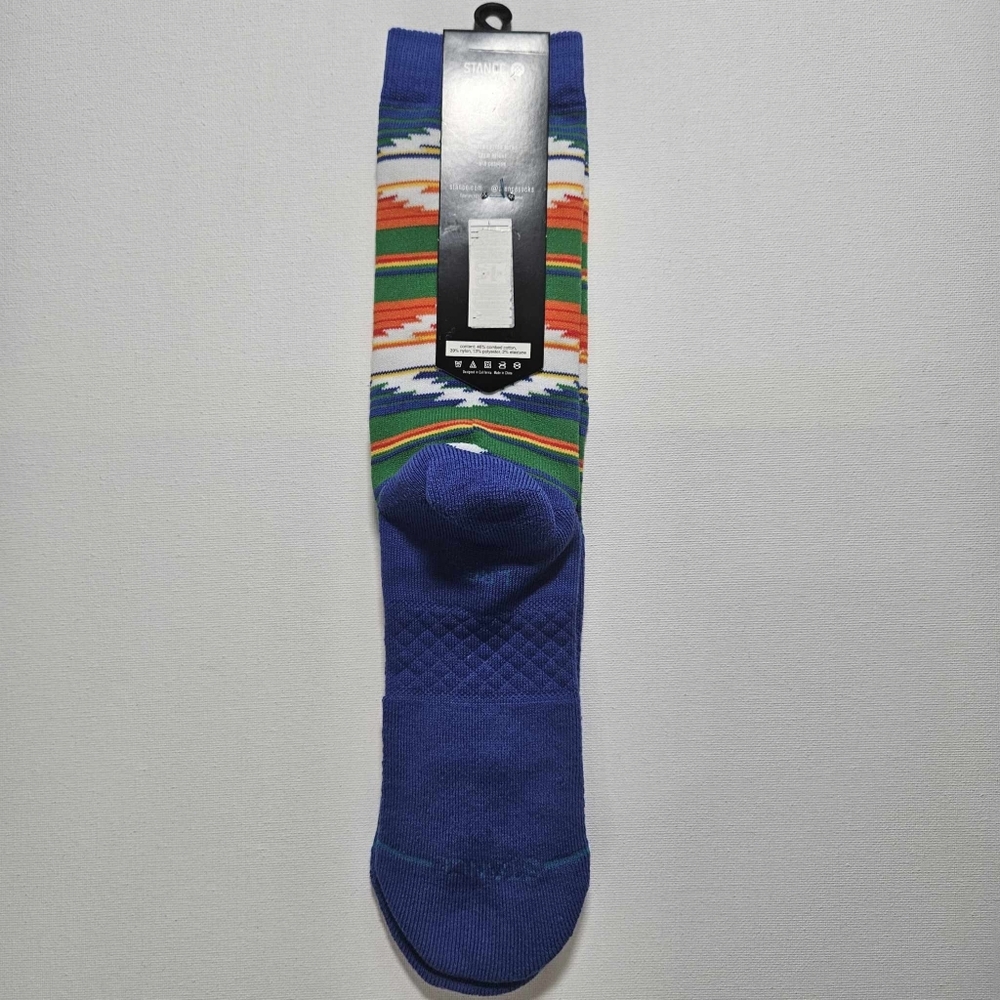 Dwyane Wade Socks Collection Stance Crew‎ Height Blue White Orange Mid Cushion - Picture 5 of 8